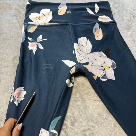 Athleta Floral Elation 7/8 Women’s Activewear Leggings SZ Small Fitness Athletic - Picture 11 of 13